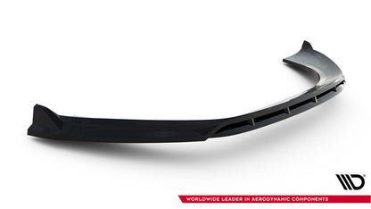 Frontlippe passend für Porsche Macan GTS Mk1 FL 2 schwarz Hochglanz