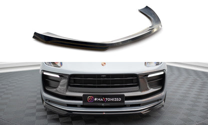 Frontlippe passend für Porsche Macan Mk1 FL 2 schwarz Hochglanz