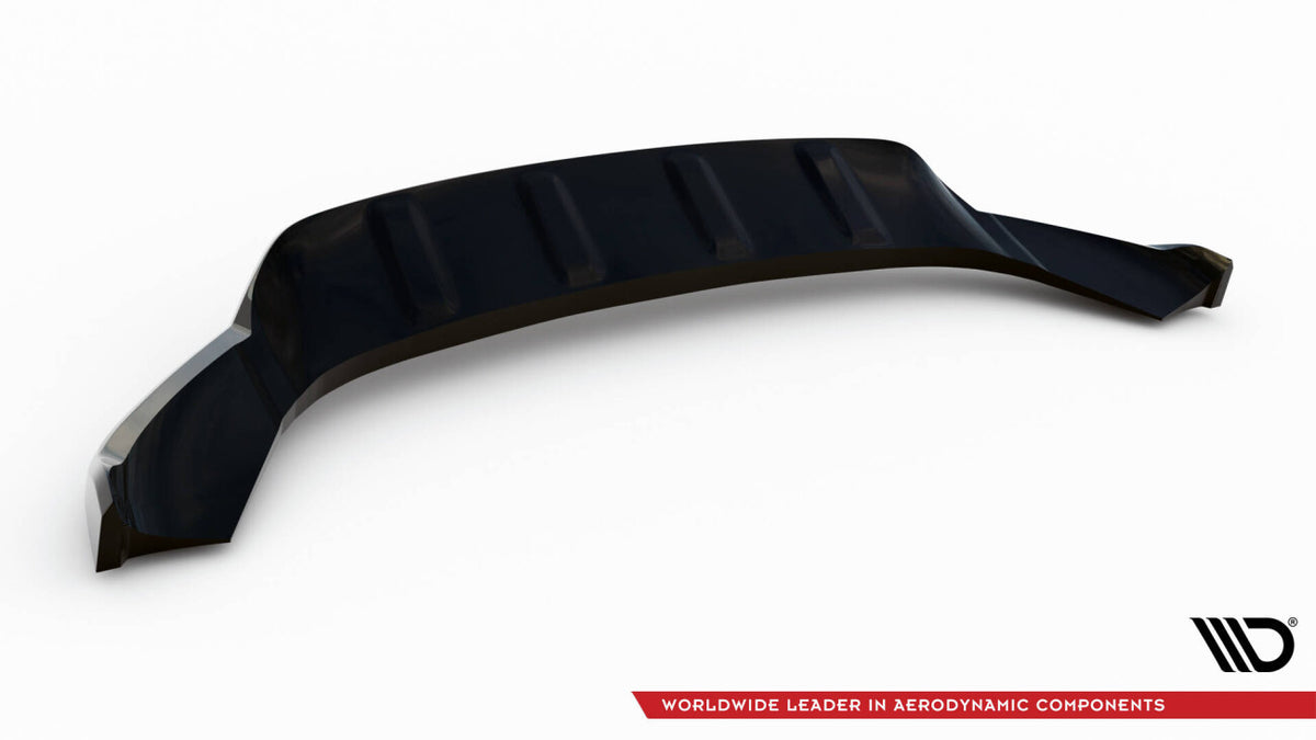 Frontlippe passend für Porsche Macan Turbo Mk1 schwarz Hochglanz