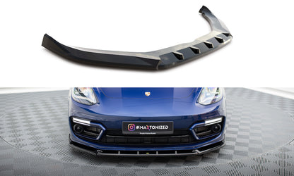 Frontlippe passend für Porsche Panamera GTS Sport Turismo 971 FL schwarz Hochglanz