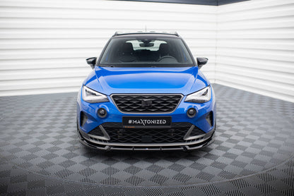 Frontlippe passend für Seat Arona FR Mk1 FL schwarz Hochglanz