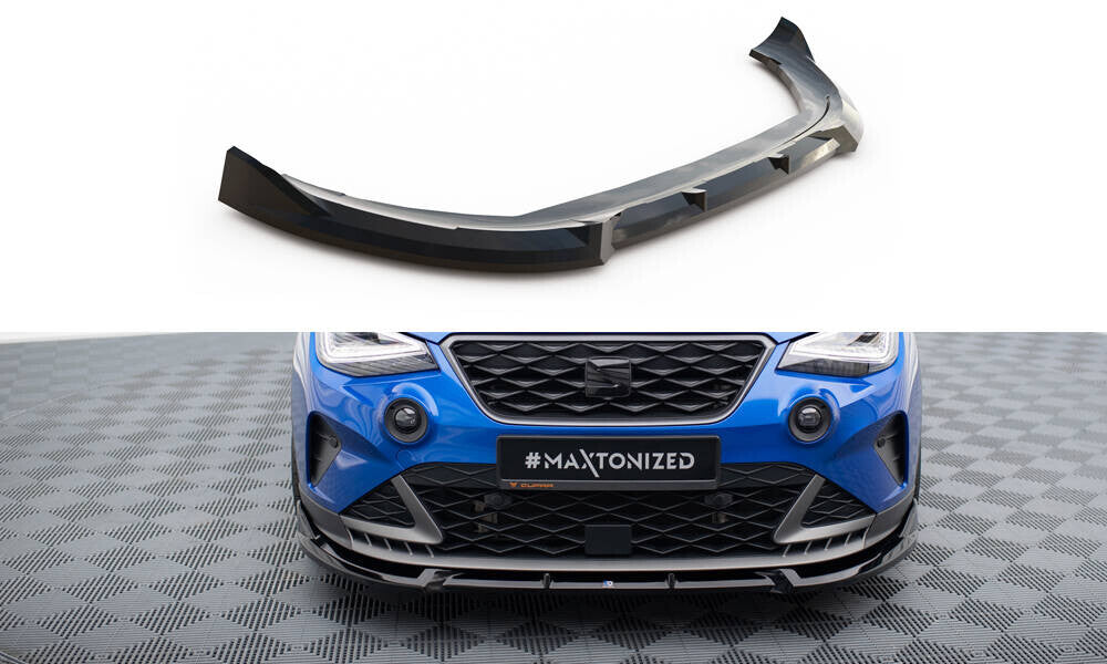 Frontlippe passend für Seat Arona FR Mk1 FL schwarz Hochglanz
