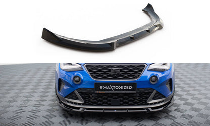 Frontlippe passend für Seat Arona FR Mk1 FL schwarz Hochglanz