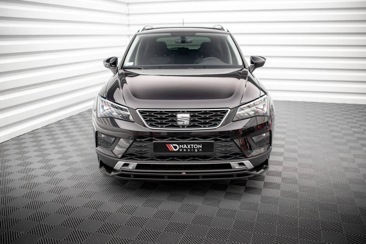 Frontlippe passend für Seat Ateca Mk1 schwarz Hochglanz