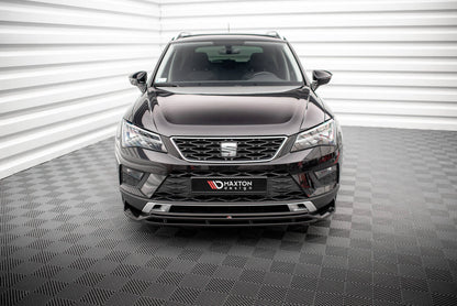 Frontlippe passend für Seat Ateca Mk1 schwarz Hochglanz