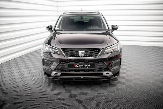 Frontlippe passend für Seat Ateca Mk1 schwarz Hochglanz