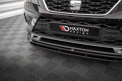 Frontlippe passend für Seat Ateca Mk1 schwarz Hochglanz