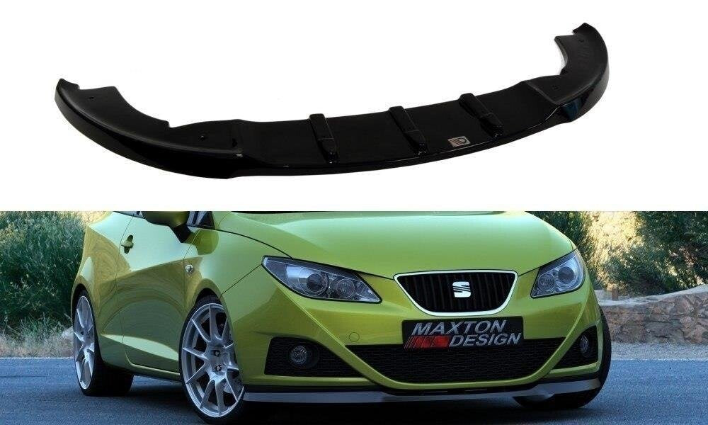 Frontlippe passend für Seat Ibiza IV (6J) vor FL schwarz Hochglanz
