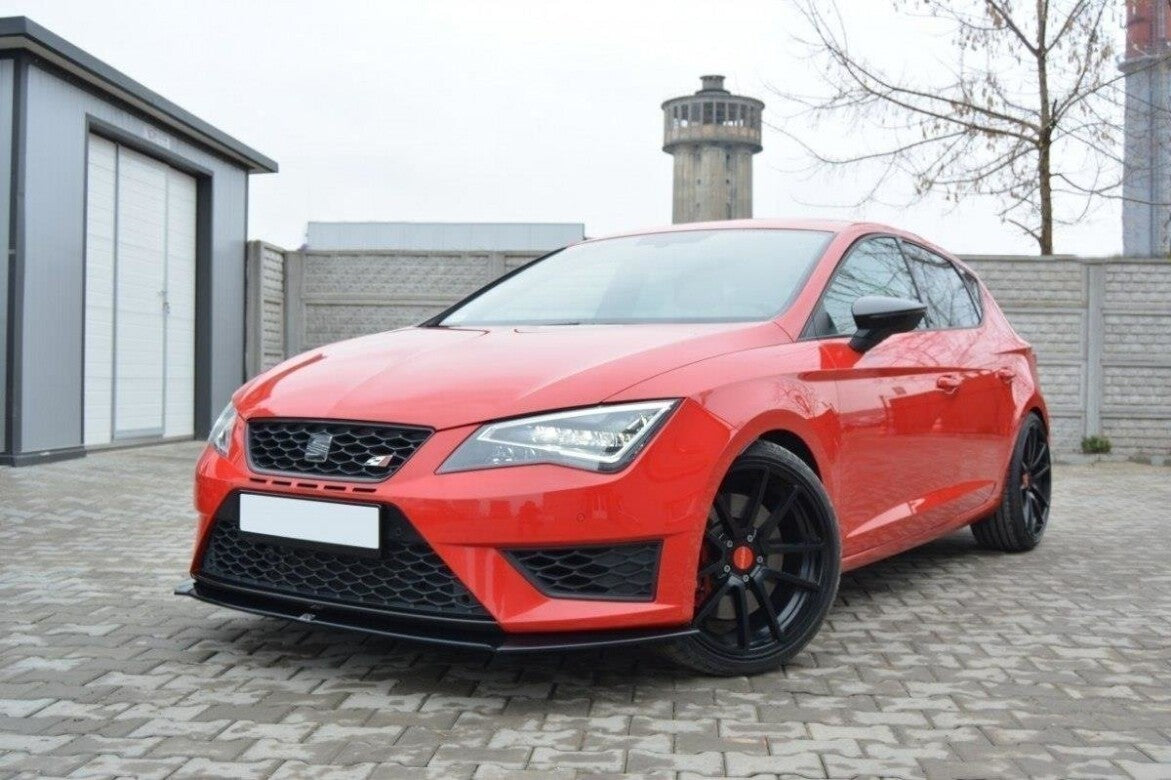 Frontlippe passend für Seat Leon III CUPRA / FR schwarz Hochglanz