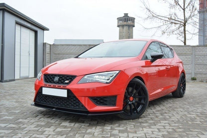 Frontlippe passend für Seat Leon III CUPRA / FR schwarz Hochglanz