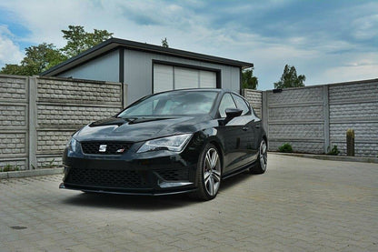 Frontlippe passend für Seat Leon III CUPRA / FR schwarz Hochglanz