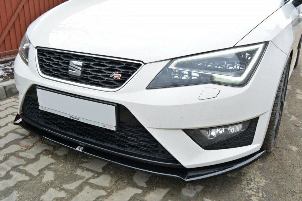 Frontlippe passend für Seat Leon III CUPRA / FR schwarz Hochglanz