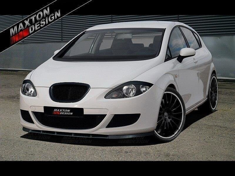 Frontlippe passend für Seat Leon MK2 (vor FL) schwarz matt
