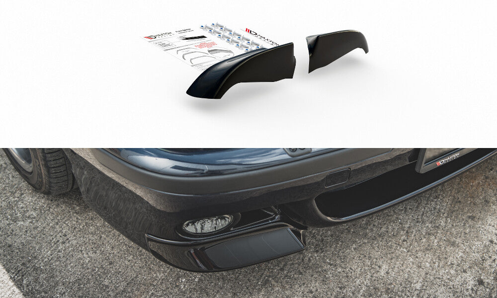 Frontlippe passend für Seite BMW M5 / 5 M-Paket E39 schwarz Hochglanz