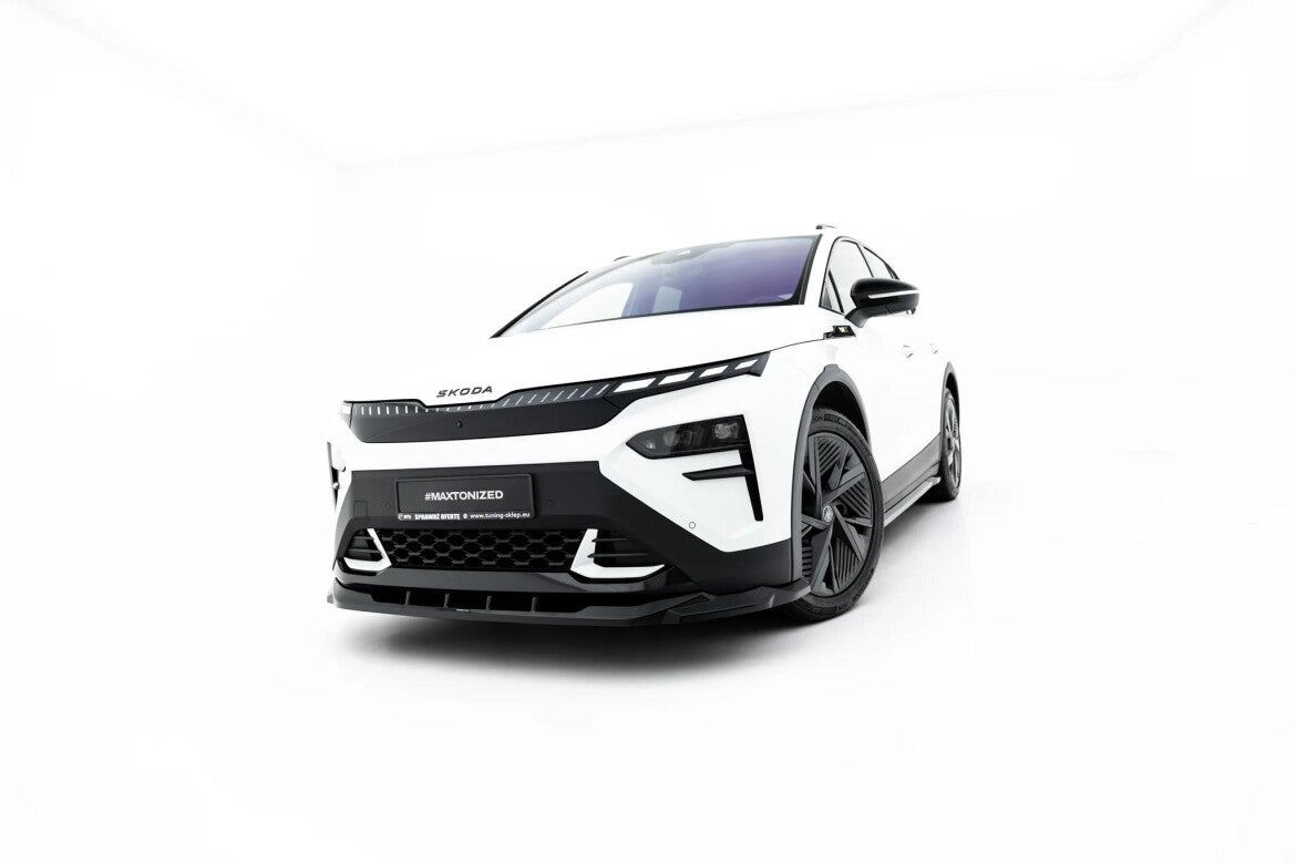 Frontlippe passend für Skoda Elroq RS Mk1 schwarz Hochglanz