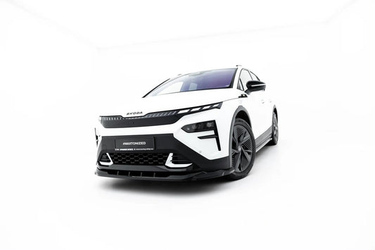 Frontlippe passend für Skoda Elroq RS Mk1 schwarz Hochglanz