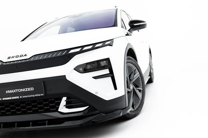 Frontlippe passend für Skoda Elroq RS Mk1 schwarz Hochglanz