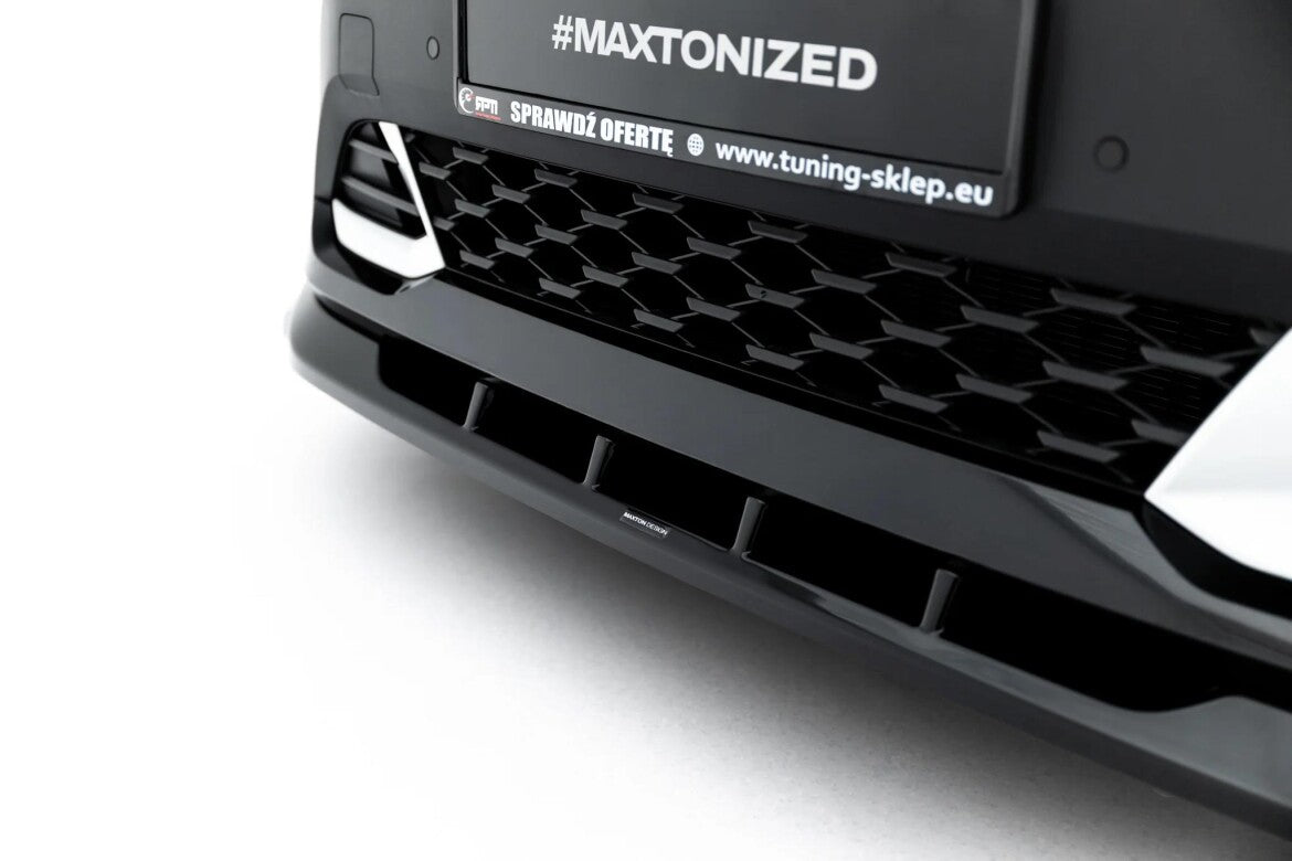 Frontlippe passend für Skoda Elroq RS Mk1 schwarz Hochglanz
