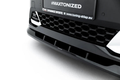 Frontlippe passend für Skoda Elroq RS Mk1 schwarz Hochglanz
