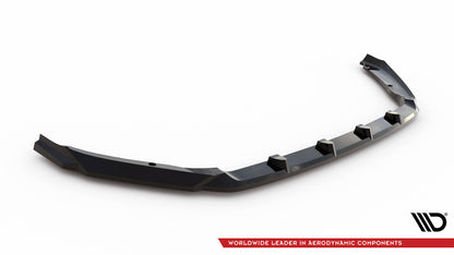 Frontlippe passend für Skoda Fabia Mk4 schwarz Hochglanz