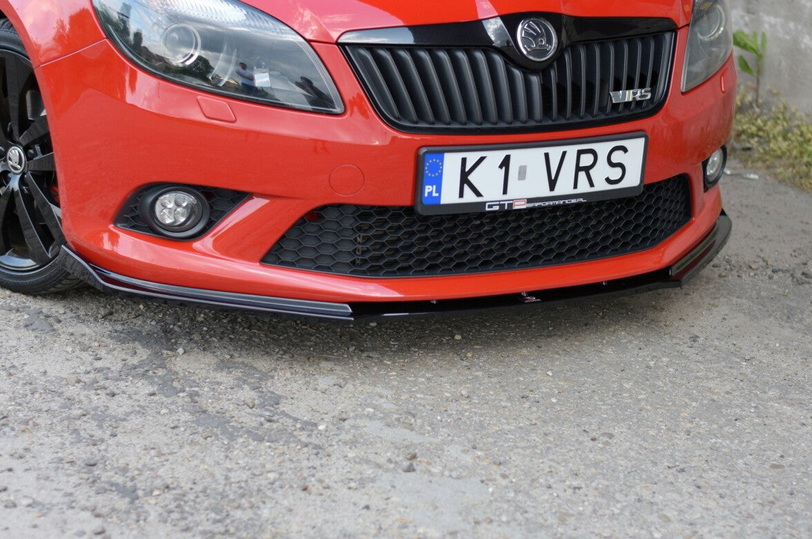 Frontlippe passend für Skoda Fabia RS Mk2 schwarz matt