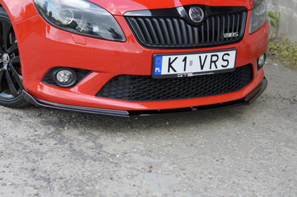 Frontlippe passend für Skoda Fabia RS Mk2 schwarz matt