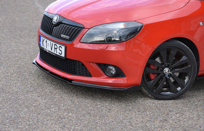Frontlippe passend für Skoda Fabia RS Mk2 schwarz matt