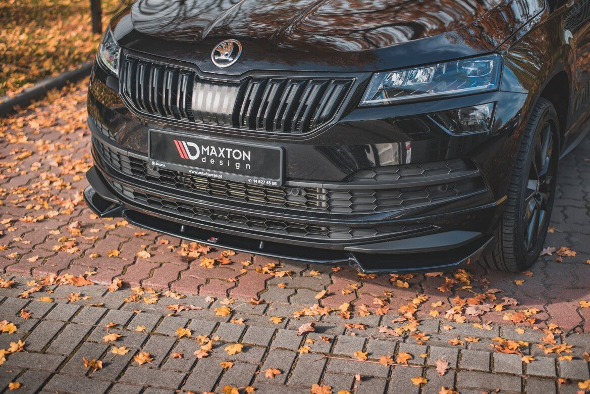 Frontlippe passend für Skoda Karoq Sportline schwarz Hochglanz