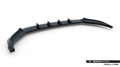 Frontlippe passend für Skoda Kodiaq RS Mk2 schwarz Hochglanz