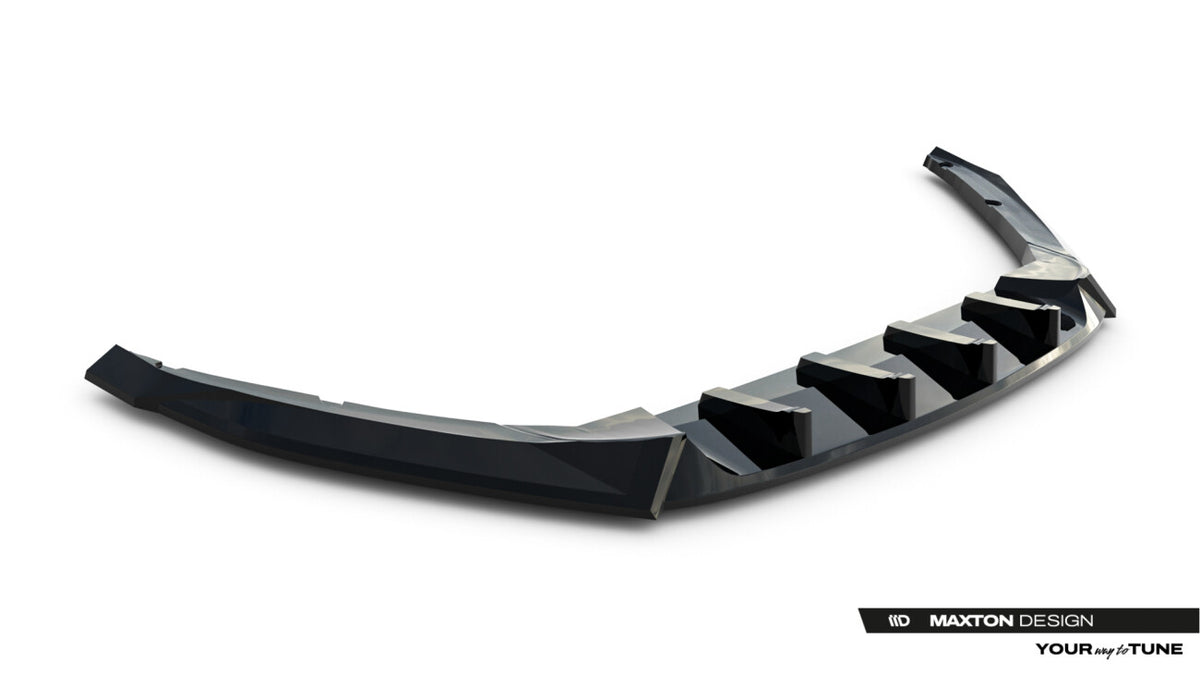 Frontlippe passend für Skoda Octavia Liftback / Combi Mk4 FL schwarz Hochglanz