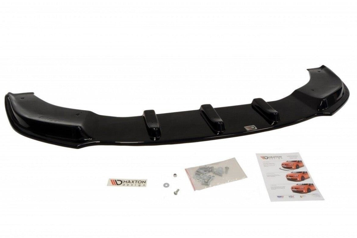 Frontlippe passend für Skoda Octavia Mk2 schwarz Hochglanz