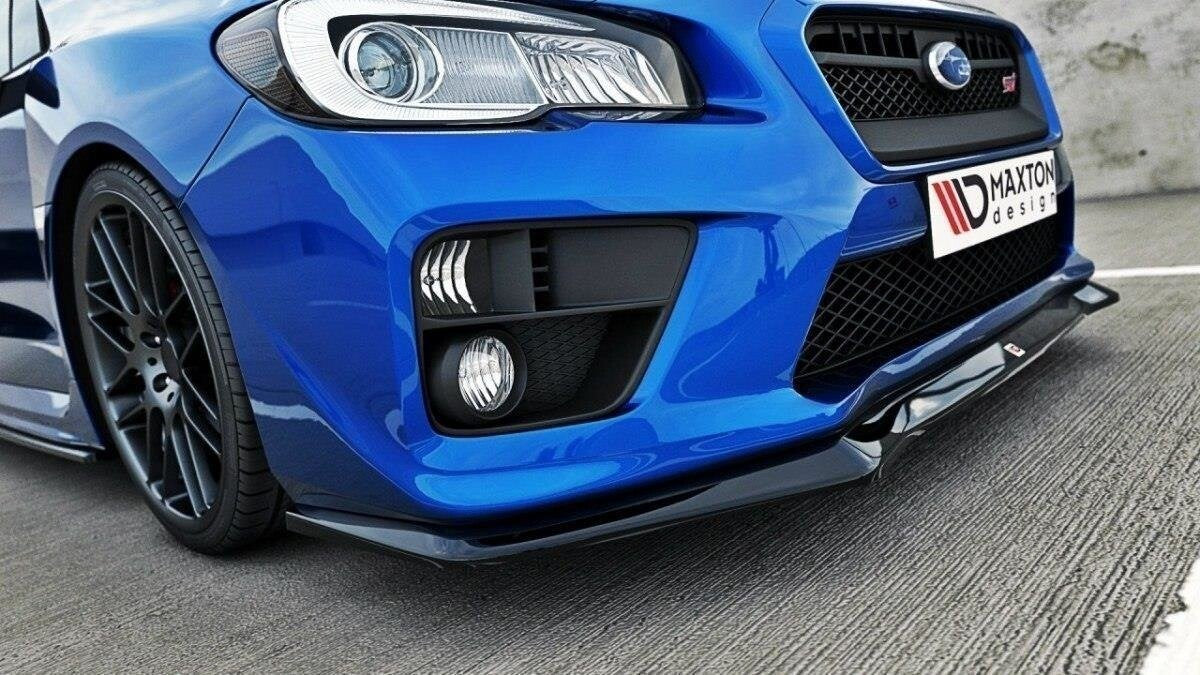 Frontlippe passend für Subaru Impreza MK4 WRX STI V.1 schwarz Hochglanz