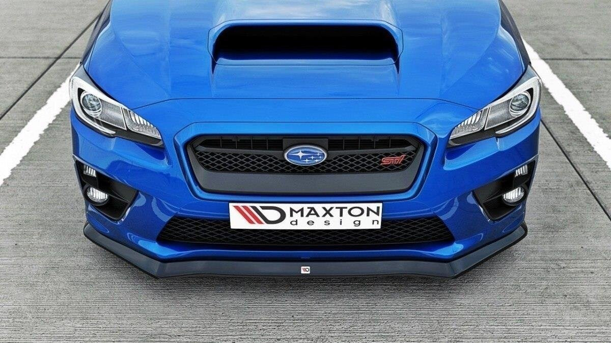 Frontlippe passend für Subaru Impreza MK4 WRX STI V.1 schwarz Hochglanz