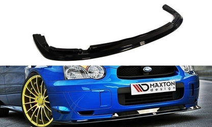 Frontlippe passend für Subaru Impreza WRX STI (BLOBEYE) schwarz Hochglanz