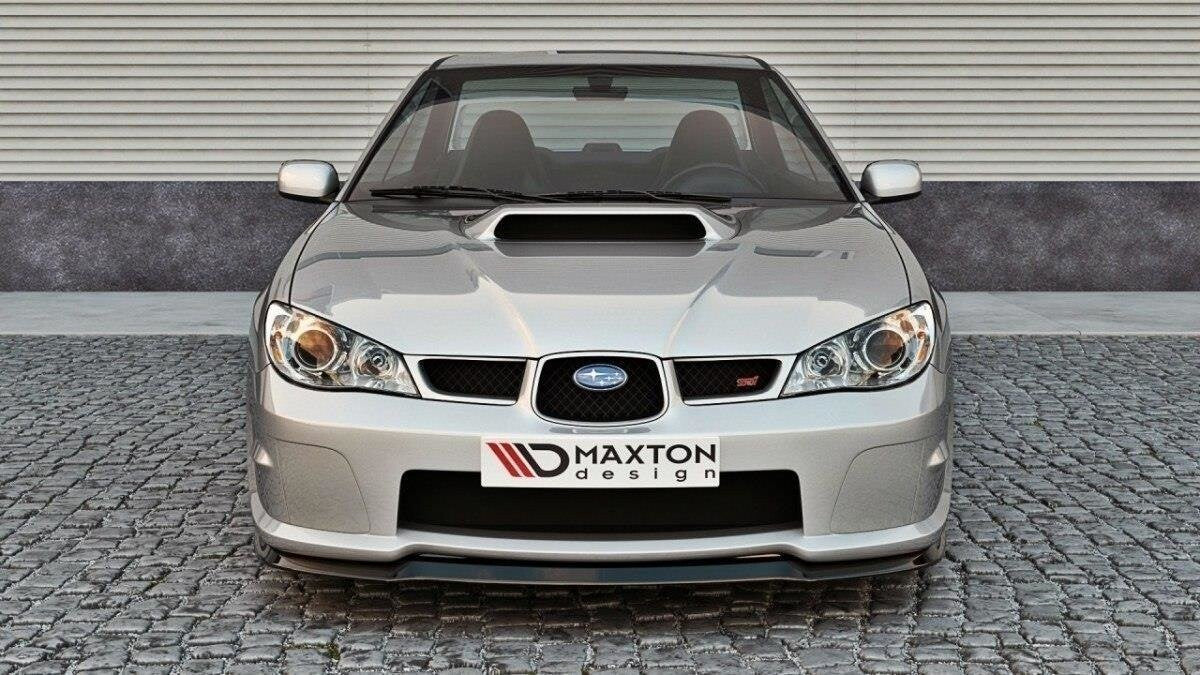 Frontlippe passend für Subaru Impreza WRX STI (HAWKEYE) schwarz Hochglanz