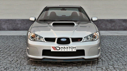 Frontlippe passend für Subaru Impreza WRX STI (HAWKEYE) schwarz Hochglanz