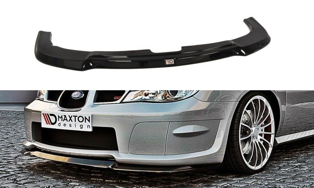 Frontlippe passend für Subaru Impreza WRX STI (HAWKEYE) schwarz Hochglanz