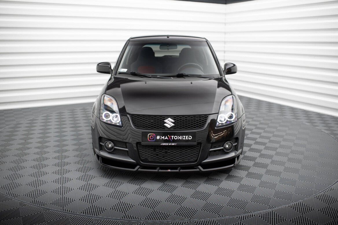Frontlippe passend für Suzuki Swift Sport Mk4 schwarz Hochglanz
