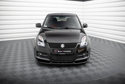 Frontlippe passend für Suzuki Swift Sport Mk4 schwarz Hochglanz