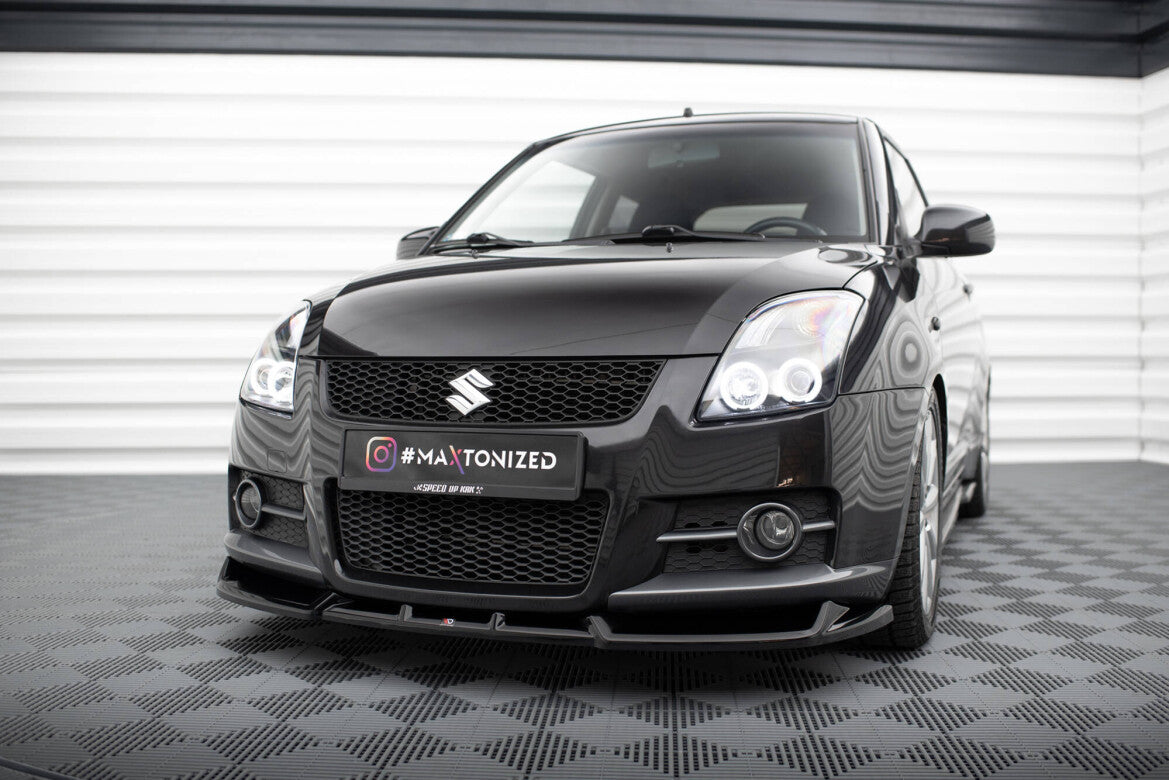 Frontlippe passend für Suzuki Swift Sport Mk4 schwarz Hochglanz