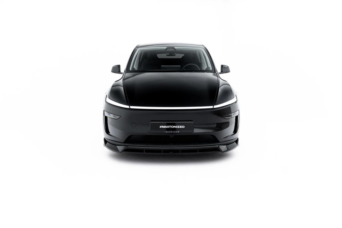 Frontlippe passend für Tesla Model Y Premium Mk1 Facelift schwarz Hochglanz