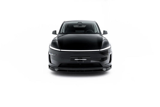 Frontlippe passend für Tesla Model Y Premium Mk1 Facelift schwarz Hochglanz