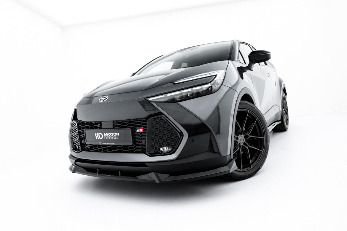 Frontlippe passend für Toyota C-HR Mk2 schwarz Hochglanz