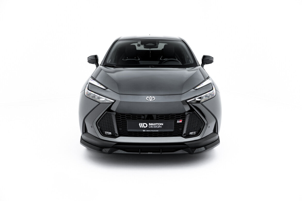 Frontlippe passend für Toyota C-HR Mk2 schwarz Hochglanz