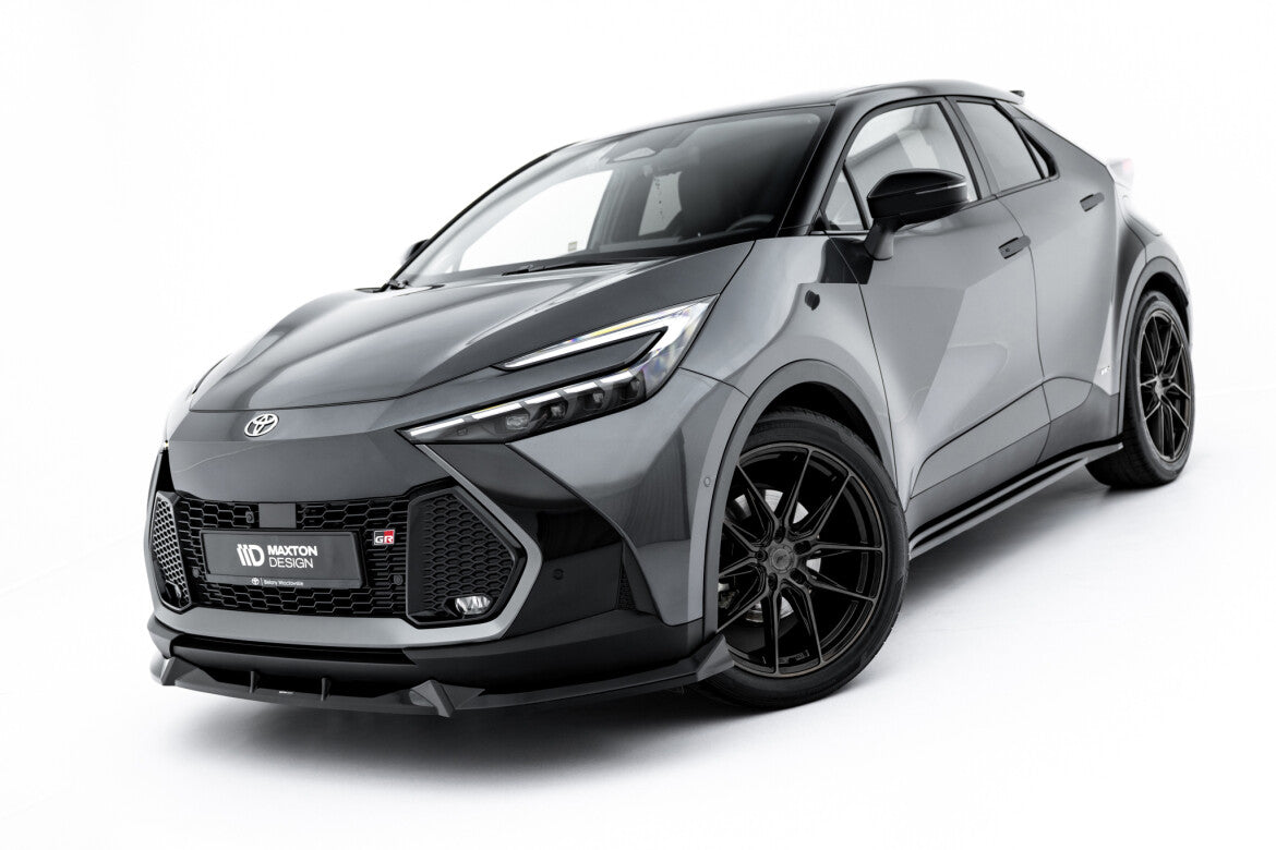 Frontlippe passend für Toyota C-HR Mk2 schwarz Hochglanz