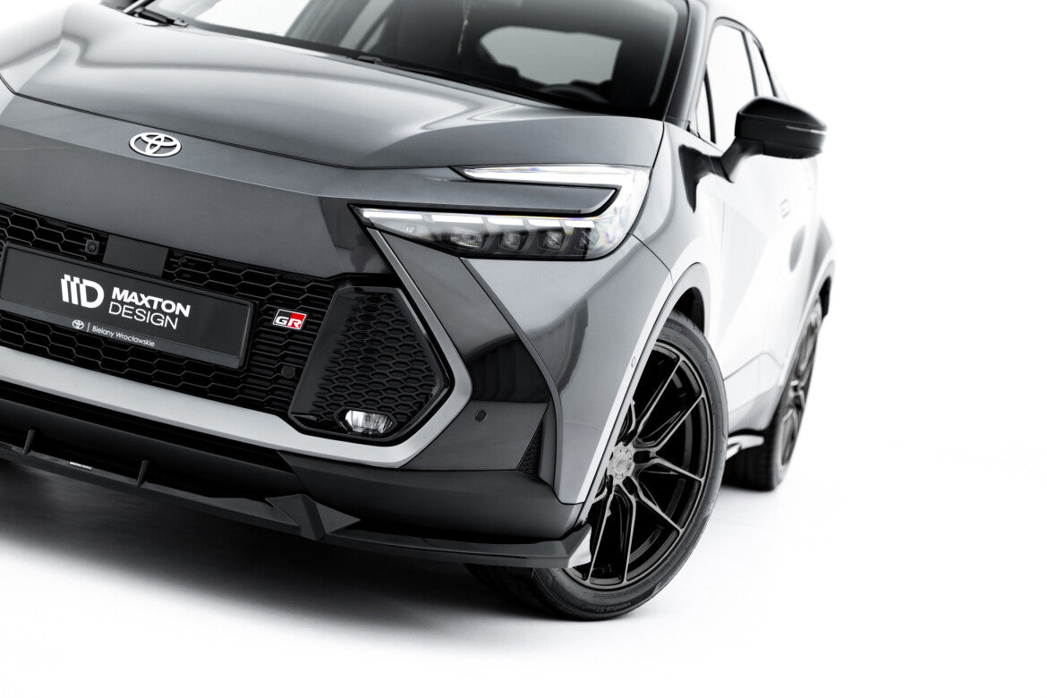 Frontlippe passend für Toyota C-HR Mk2 schwarz Hochglanz