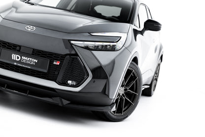 Frontlippe passend für Toyota C-HR Mk2 schwarz Hochglanz