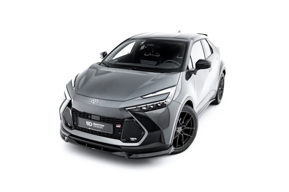 Frontlippe passend für Toyota C-HR Mk2 schwarz Hochglanz