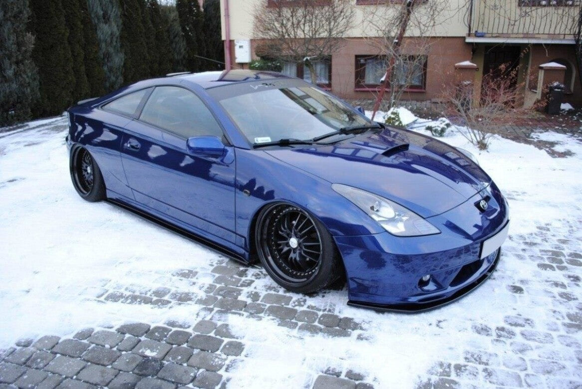 Frontlippe passend für Toyota CELICA T23 TS vor FL schwarz Hochglanz