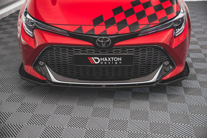 Frontlippe passend für Toyota Corolla GR Sport XII schwarz Hochglanz
